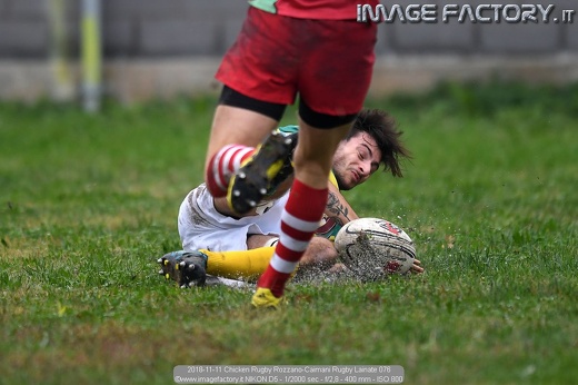 2018-11-11 Chicken Rugby Rozzano-Caimani Rugby Lainate 076